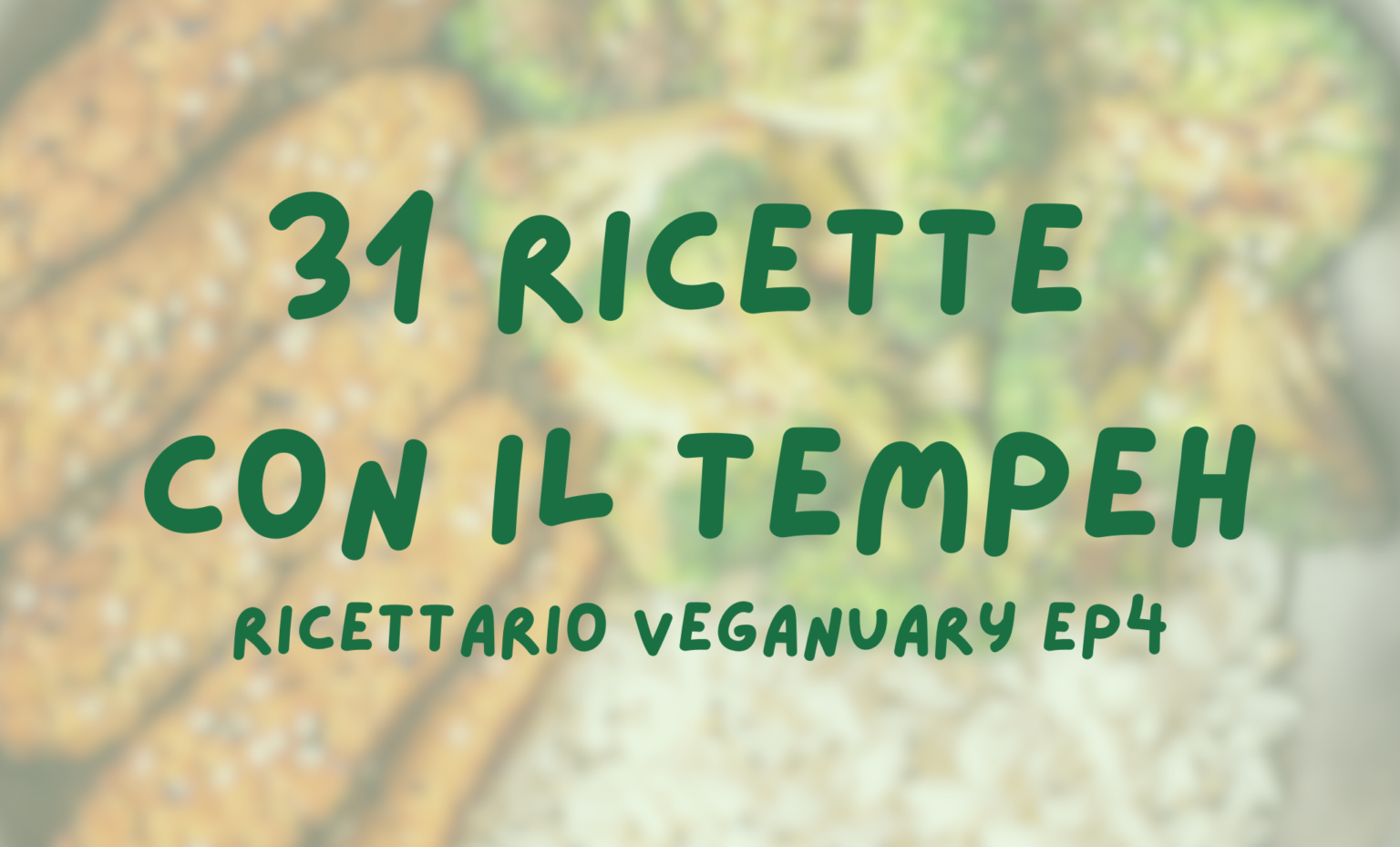 ricettario del tempeh