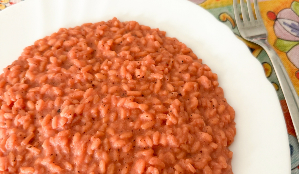 Risotto alla barbabietola