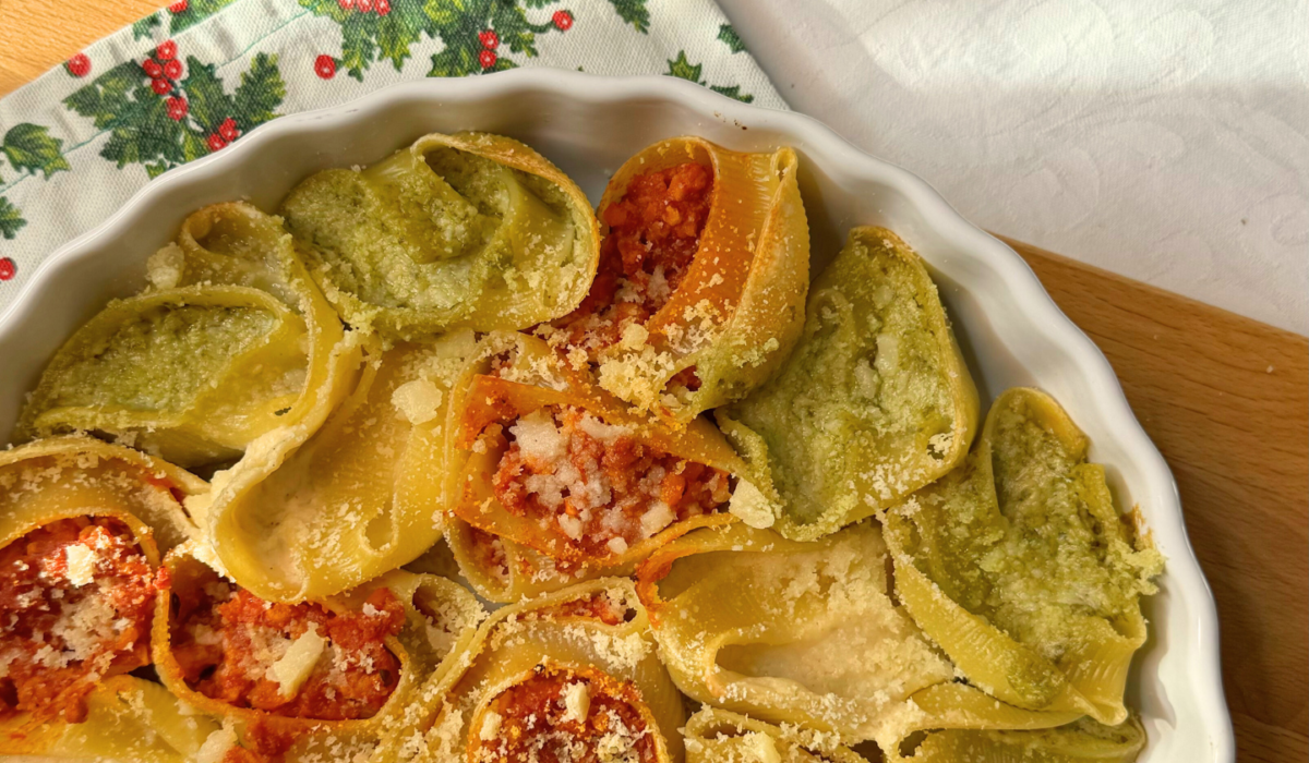 Pasta al forno ai tre sughi