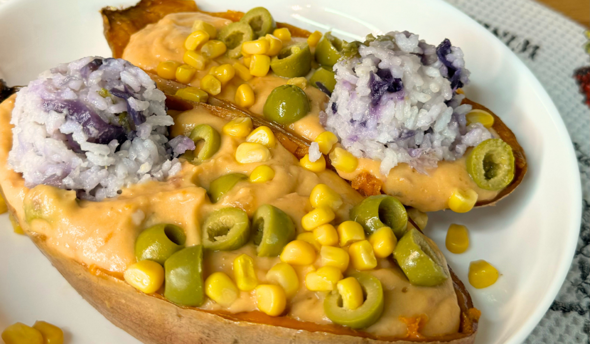 Patata dolce farcita