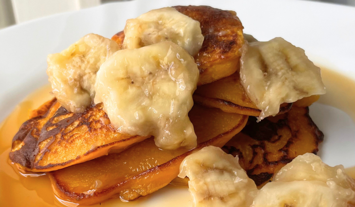 Pancake salati alla zucca