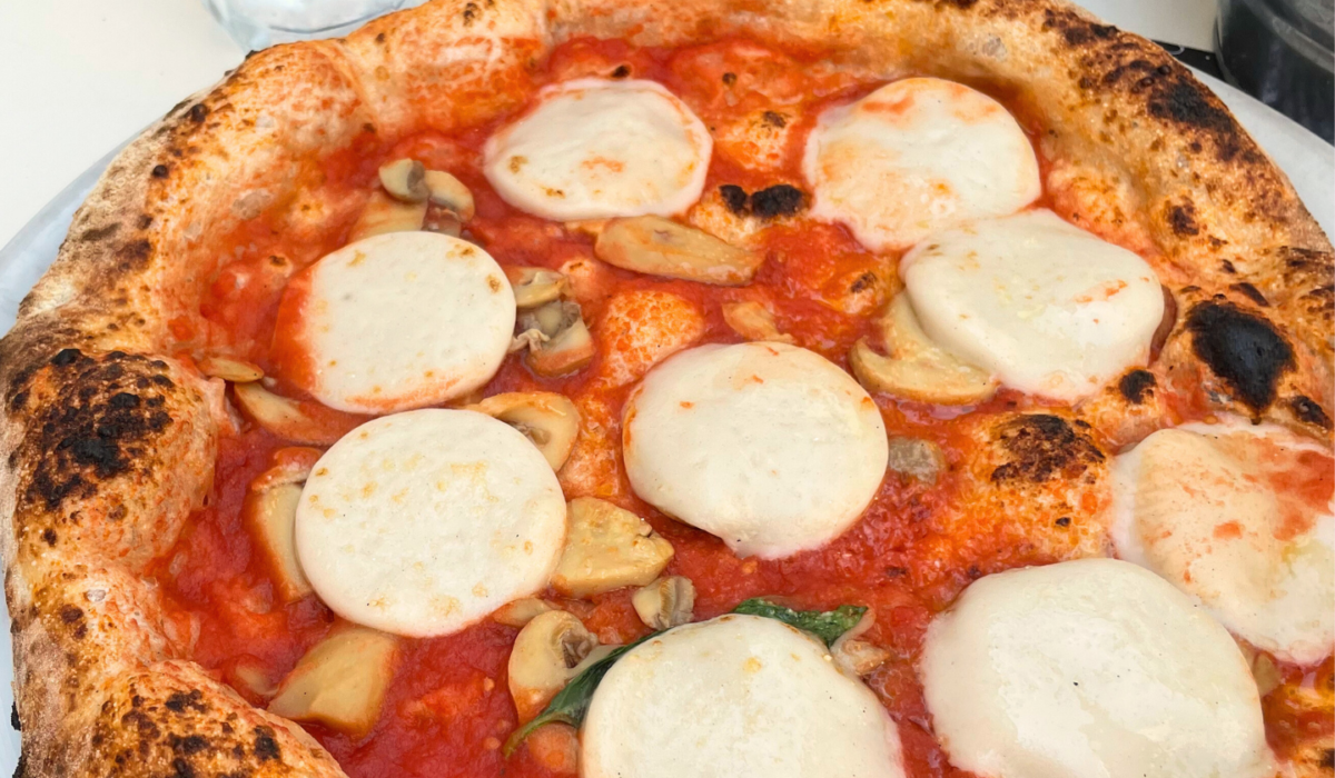 Mozzarella vegana a palline