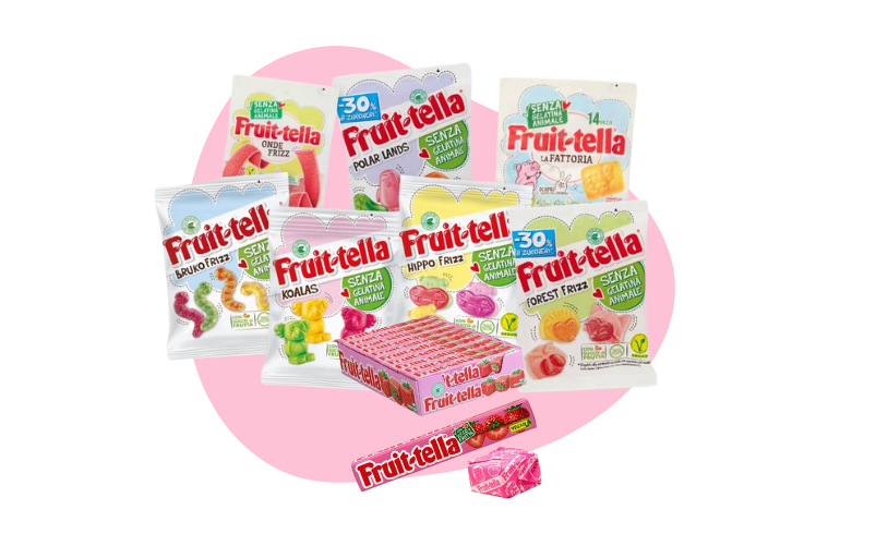fruit-tella - caramelle vegane