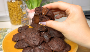 Biscotti vegani doppio cioccolato