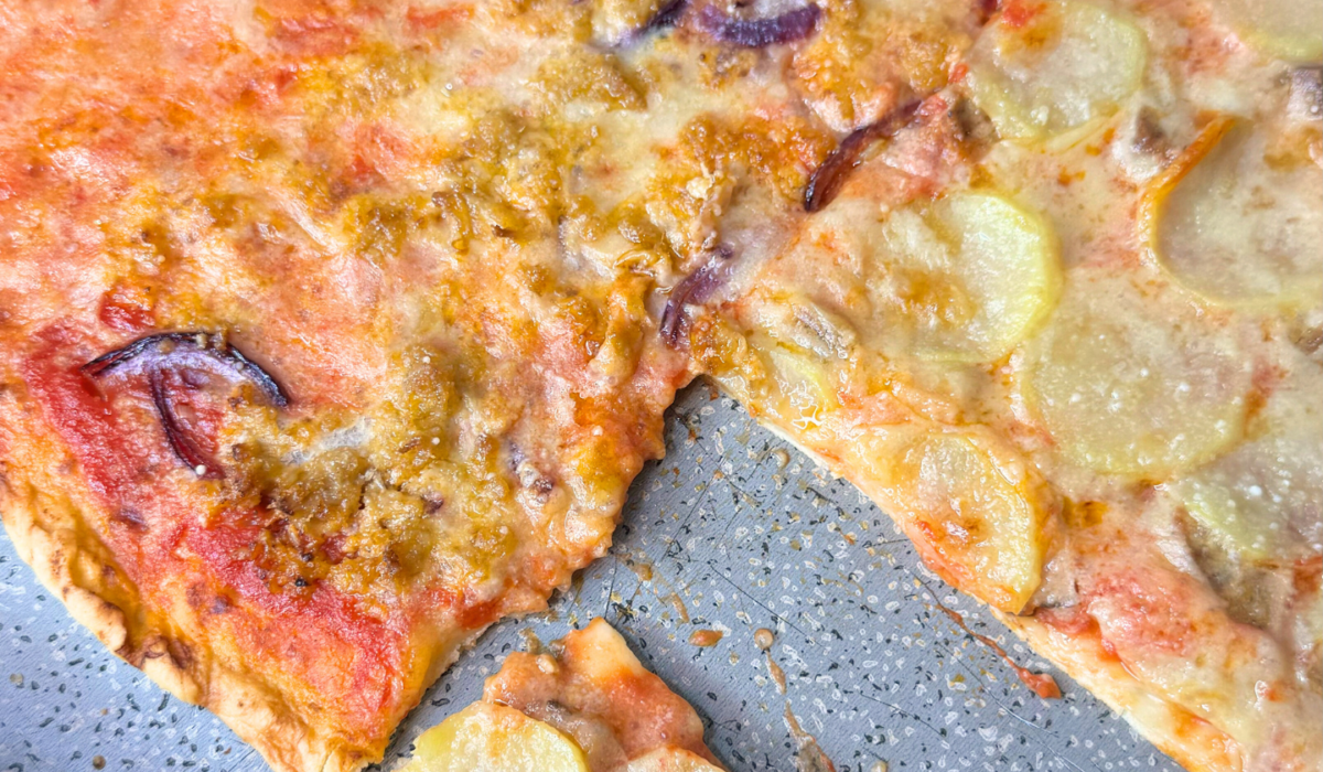 Mozzarella vegana per pizza