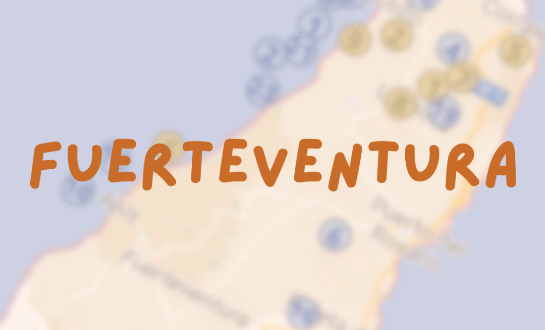 mappa viaggio fuerteventura