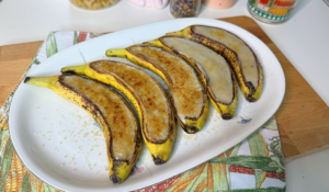 Banana brûlée vegana