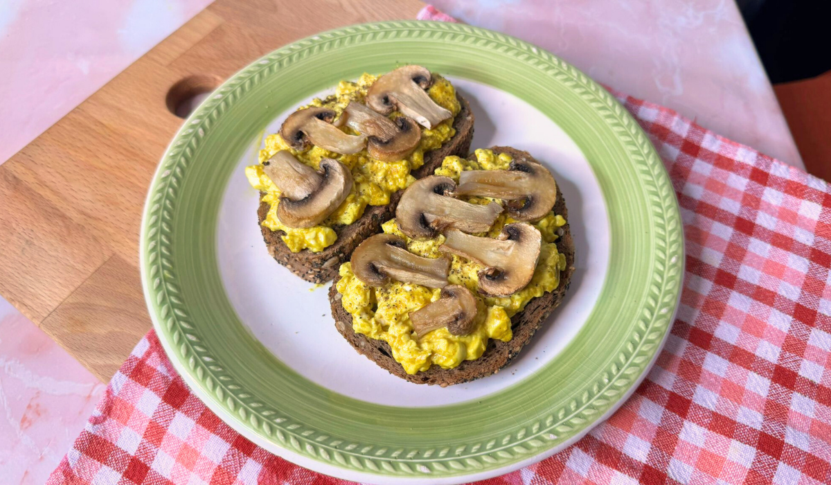 Uova strapazzate vegane