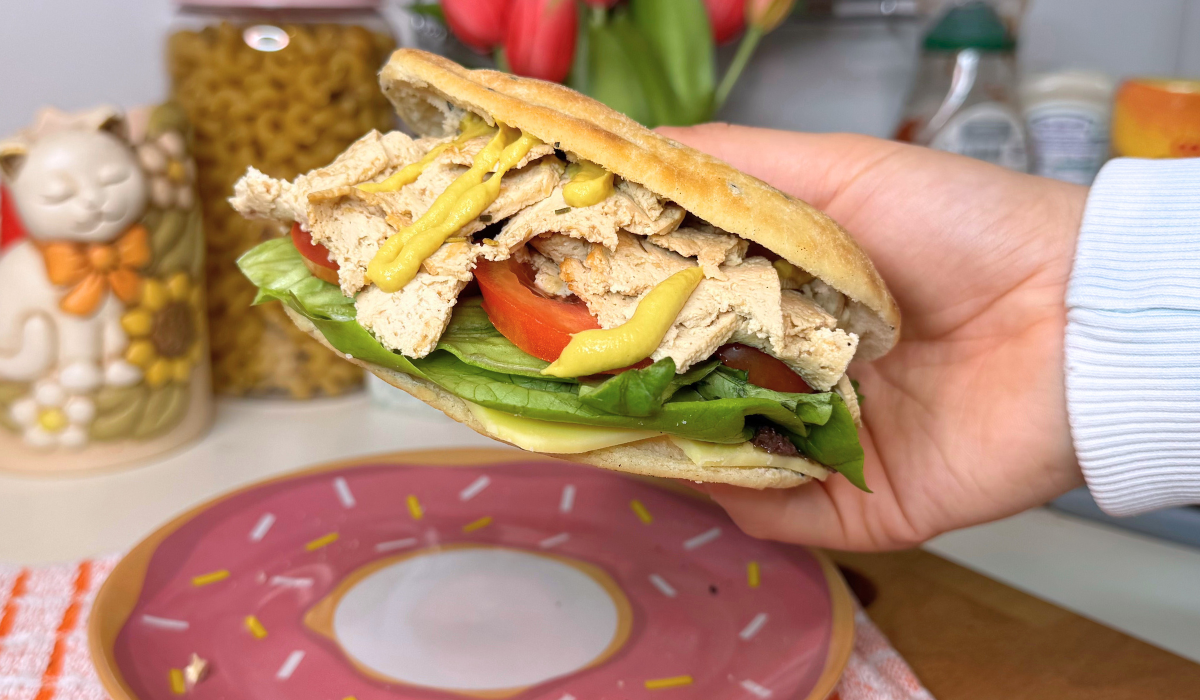 Club sandwich vegano