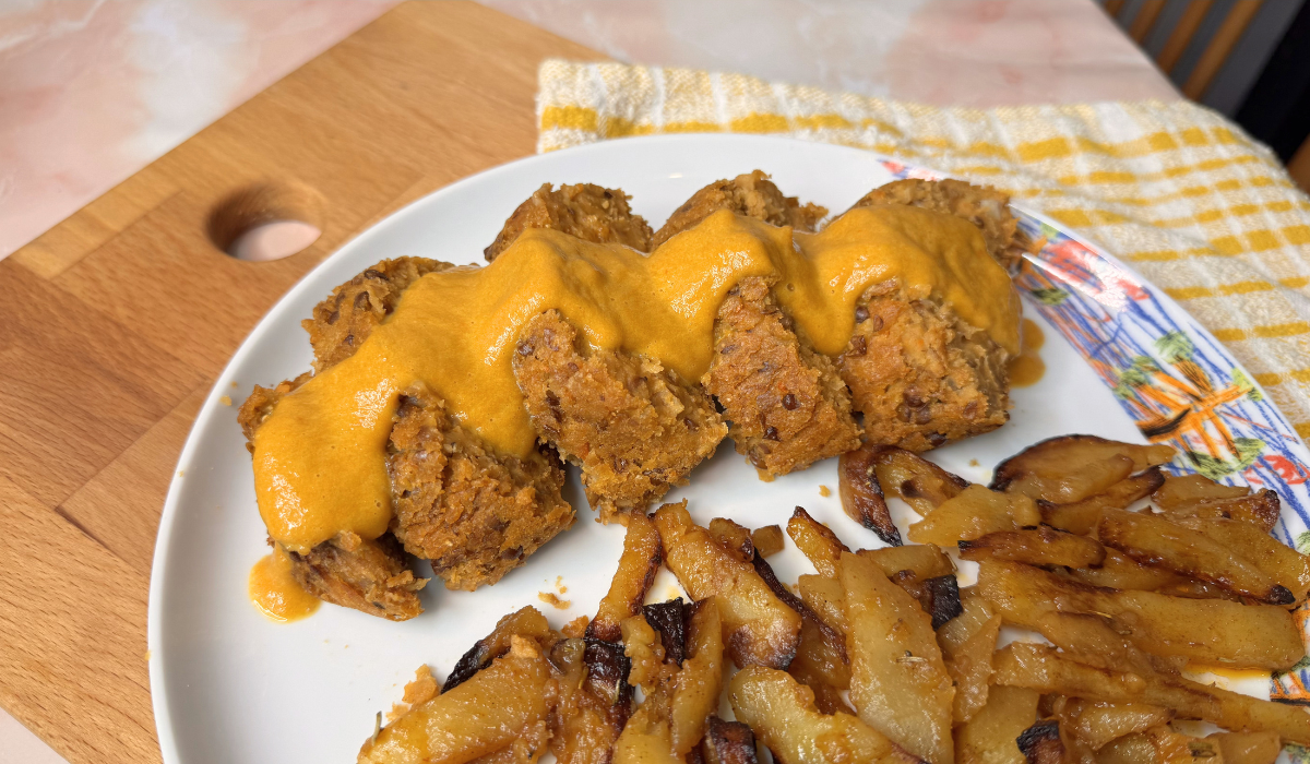 Polpettone vegano che non si sfalda